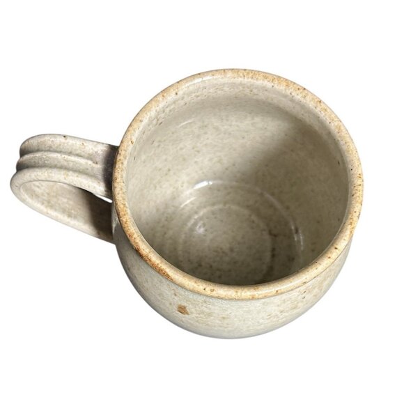 Vintage Art Pottery Stoneware Large 16 oz Coffee Tea Mug Cup Signed by Artisan - Picture 3 of 9